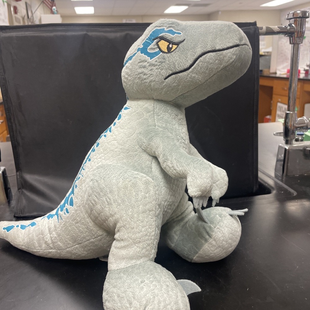 6" Velociraptor Blue Plush Jurassic World Dominion Just Play Doll Stuffed Animal